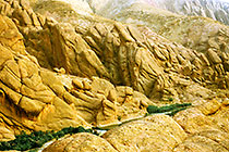 River, valley & finger-like rocks