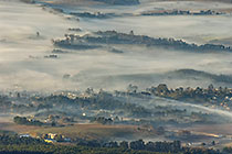 Grabouw valley under mist
