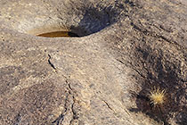 potholes in rock