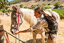 Petra with horse