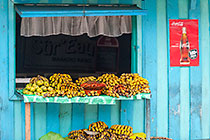 bananas in street market