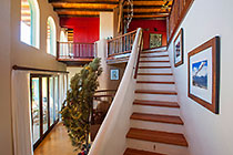 Cocagne house : stairs to mezzanine