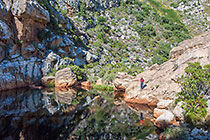 James near rock pool