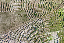 aerial landscape | fields | tracks