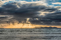 sunset over False Bay