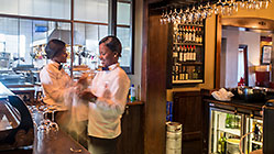 around mini bar area