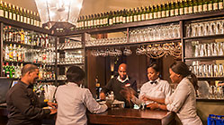 around mini bar area