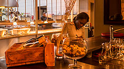 around mini bar area