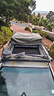 land cruiser |roof with tent, cyclon snorkle, sunroof & solar panel