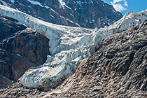 Angel glacier on Edith Cavell mountain