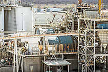 mill in processing plant