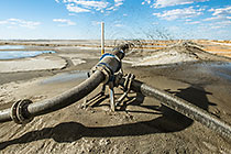 cyclone sprayer on tailings