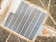aerial view | solar plant