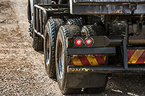 arsenic waste site | clean truck leaving