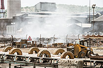 fume at processing plant