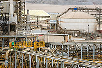pipes & sulphur stock pile