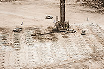 area ready for blasting