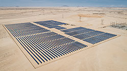 aerial view | 5 Mega Watt solar power plant