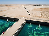 aerial view | fresh water reservoirs