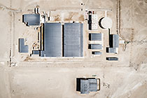 aerial view | desalination plant