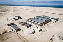 aerial view | desalination plant