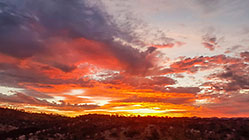 clouds at sunset