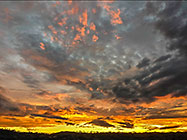 clouds at sunset