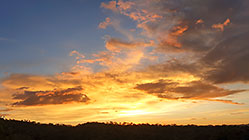 clouds at sunset