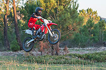 James on motobike