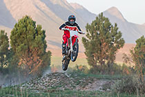 James on motobike