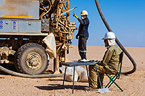 measuring drilling samples