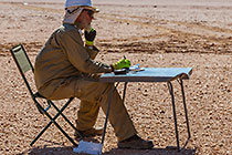 measuring drilling samples