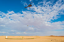 helicopter landing SkyTEM rig