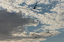 helicopter flying with SkyTEM rig