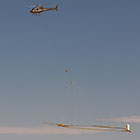 helicopter flying with SkyTEM rig