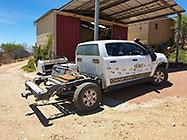 building camper on ranger