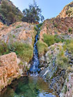rock pool & waterfall in gorge of Waterkloof trail