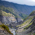 trail along Grand Gallet river & mountains