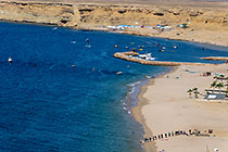 fishing village along ocean seshore