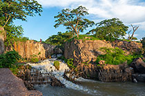 waterfall in gorge