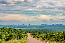 people walking on road to Pedras Negras