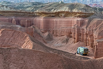Dudu truck camping in red rock canyon