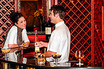 lady at the bar
