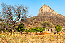 village house & escarpment
