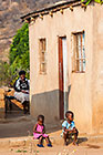 children playing near house