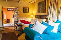 cottage honeymoon suite : lounge & bedroom